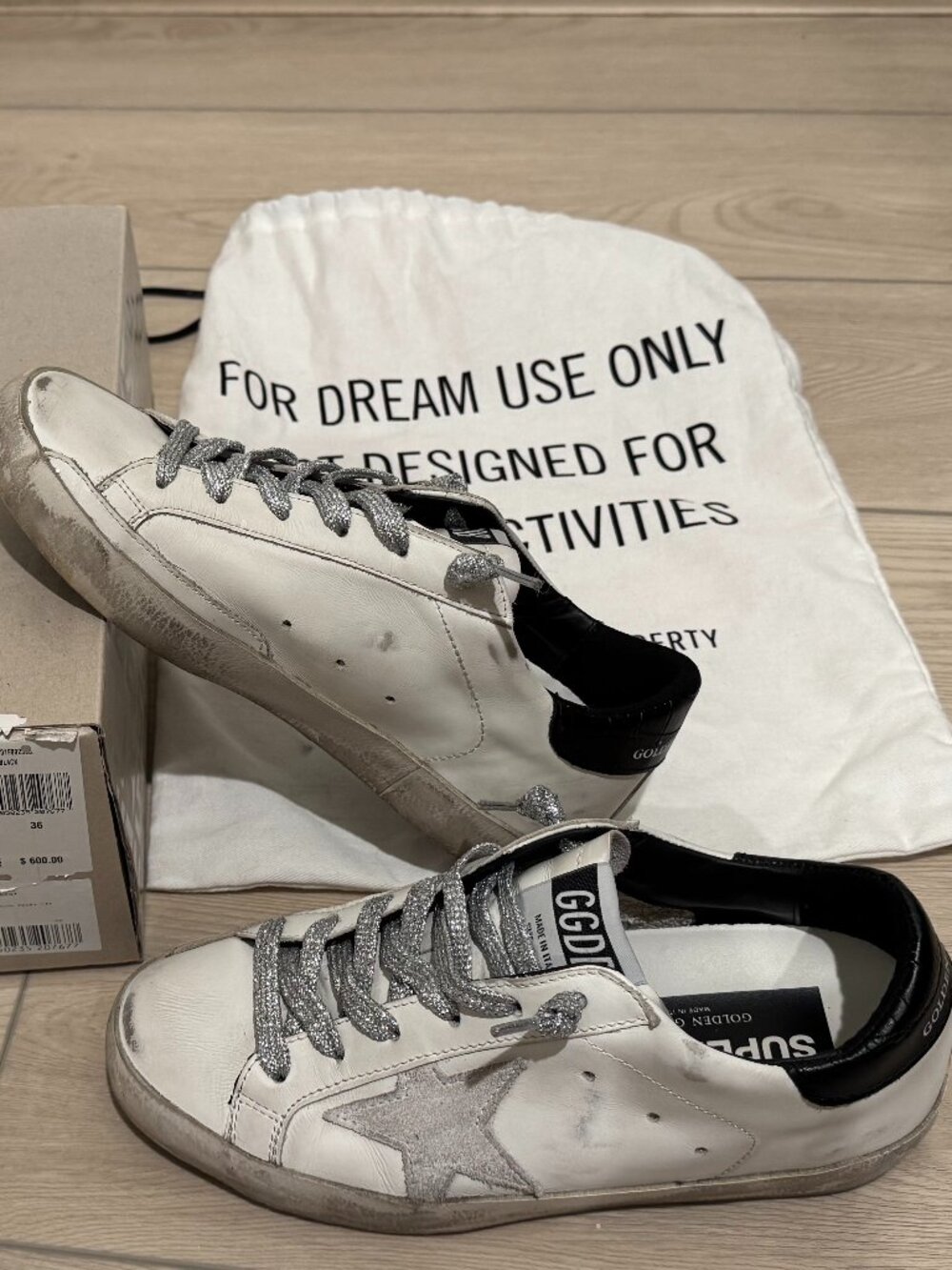 Golden Goose Nmx Superstar White Leather